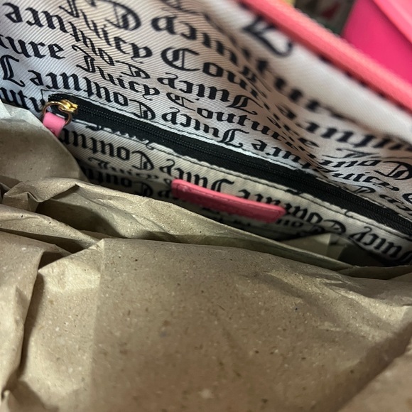 Juicy Couture velour hot Pink Lemonade weekender bag - Picture 5 of 5